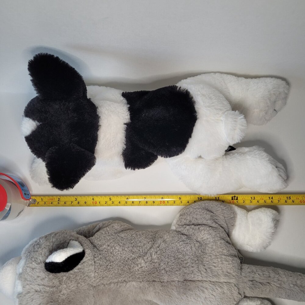 FAO Schwarz Husky Boston Terrier Plush Puppy Dog Kidcore Cozy Plushy - Picture 15 of 15